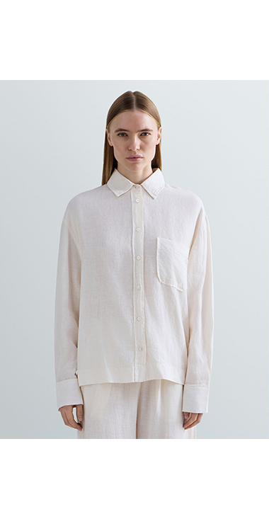 リネンオーバーサイズシャツ